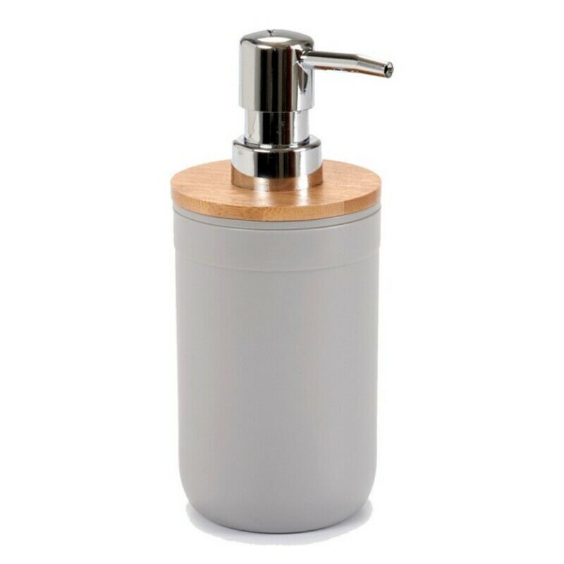 

Bh Design - Dispensador de Jabón Gris Bambú Polipropileno (350 ml)
