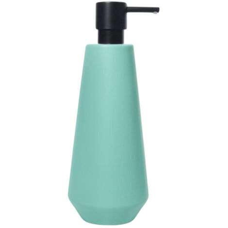 DISPENSADOR DE JABÓN JOSHUA Matt Aqua CON BOMBA NEGRA