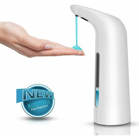 Dispensador de jabón manos libres Dispensador automático de jabón IP67 Dispensador de jabón sin contacto con sensor impermeable profundo, dispensadores de loción para baño cocina