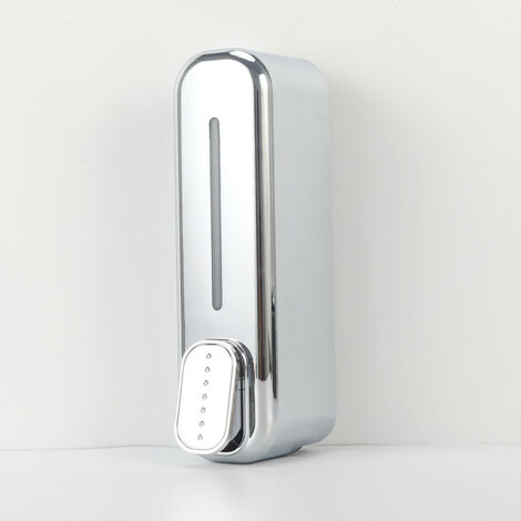 Dispensador de jabón manual de 300 ml, contenedor de gel de ducha de ABS con pulsador para montaje en pared, apto para casa, hotel, 1 color