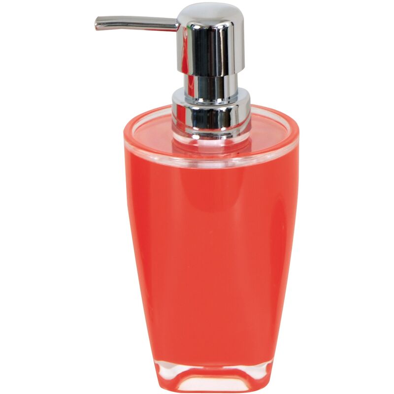 

Dispensador de jabon MSV de acrilico en color rojo