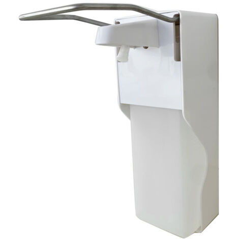 Dispensador de jabón mural (1000 ml), dispensador manual accionado con el hombro para gel de ducha o jabón líquido, para el hogar, la oficina o el restaurante.