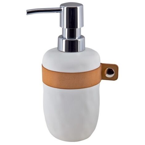 Dispensador de jabón Poliresina LIO Blanco Spirella