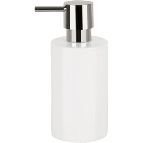 Dispensador de jabón Porcelana TUBE Blanco Spirella
