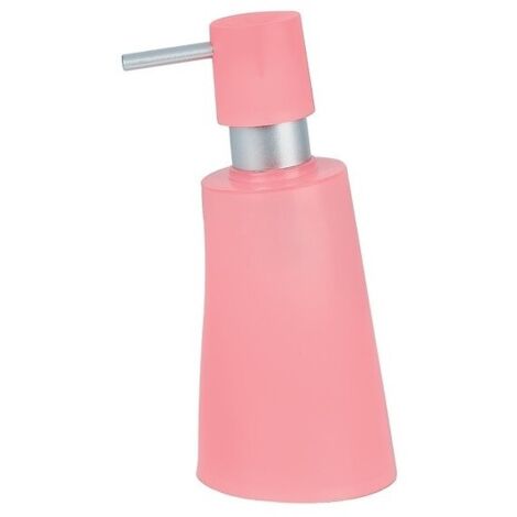 Dispensador de jabón Spirella colección  MOVE color rosa efecto helado