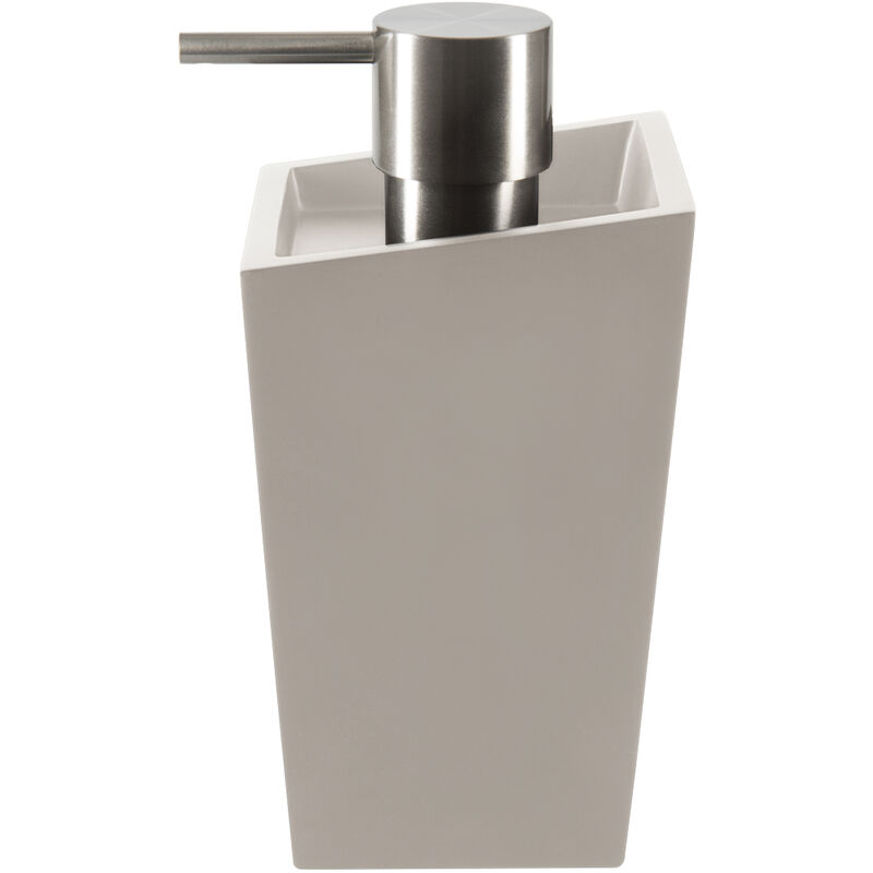 

colección Yoshi , Dispensador de jabón líquido 8,1x8,1x16 (0,35 L), Polyresina, Beige - Spirella