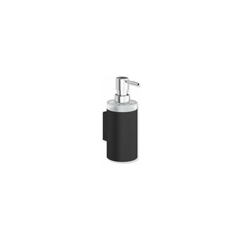 

Dispensador de jabón SYSTEM 900 soporte negro mate profundo - Cristal
