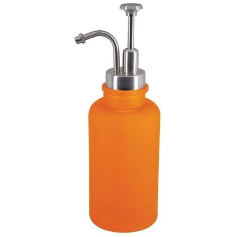 Dispensador de Jabón Vidrio YOKO Misty Naranja Spirella