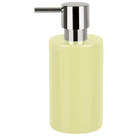 Dispensador de JabónCerámica TUBE Amarillo Claro Spirella