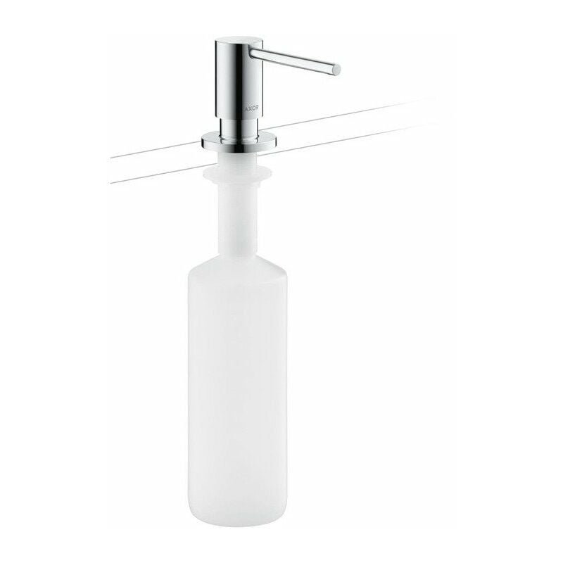 

Dispensador de líquido lavavajillas cromado