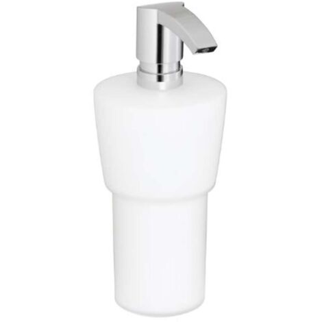 Dispensador de loción CITY 2 en cristal auténtico, cromo mate KEUCO
