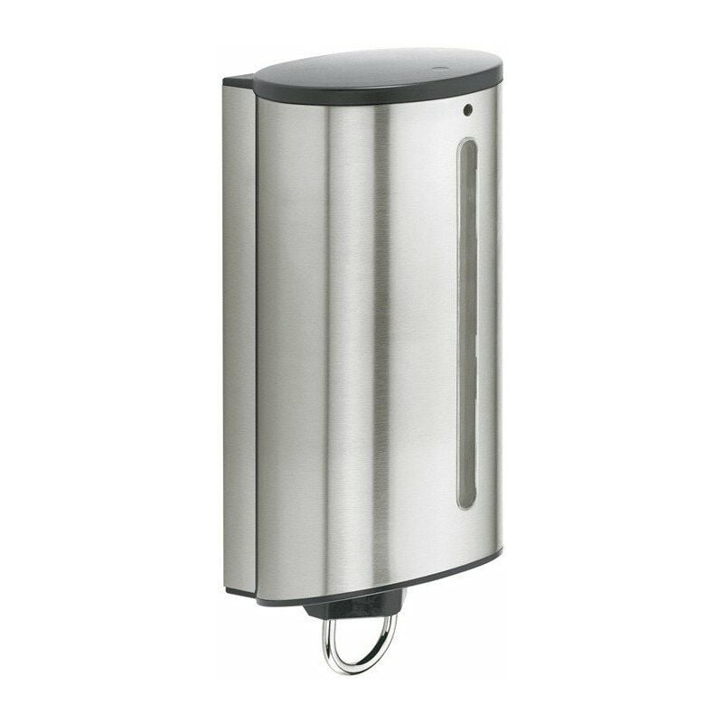 

Dispensador de loción PLAN capacidad 1,1 l acero inoxidable / negro-gris KEUCO