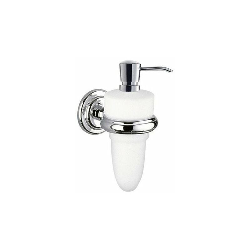 

Dispensador de loción ASTOR vidrio opalino cromado mate KEUCO