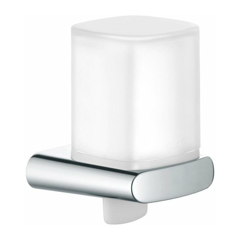 

Dispensador de loción ELEGANCE vaso de enjuague de plástico cromado mate KEUCO