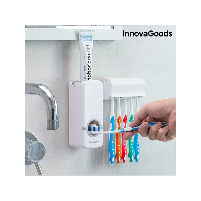 

Dispensador de Pasta Dental con Soporte para Cepillos InnovaGoods