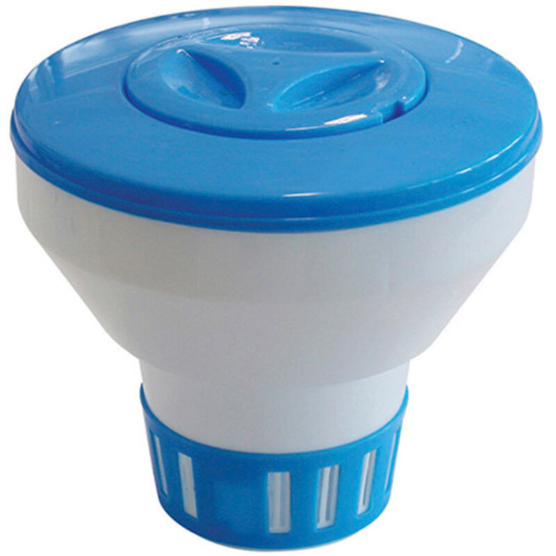 Edm - Dispensador De Quimicos Flotante Pequeño Especial Granulado O Pastillas 13X13Cm