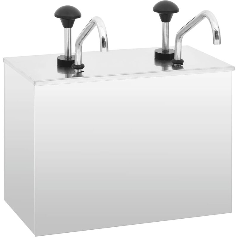 

Dispensador de salsa de acero inoxidable 2 x 3,5 L