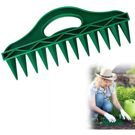 Dispensador de semillas, sembradora de 12 agujeros, dispensador de semillas, accesorios de jardinería para flores, plantas y hortalizas.