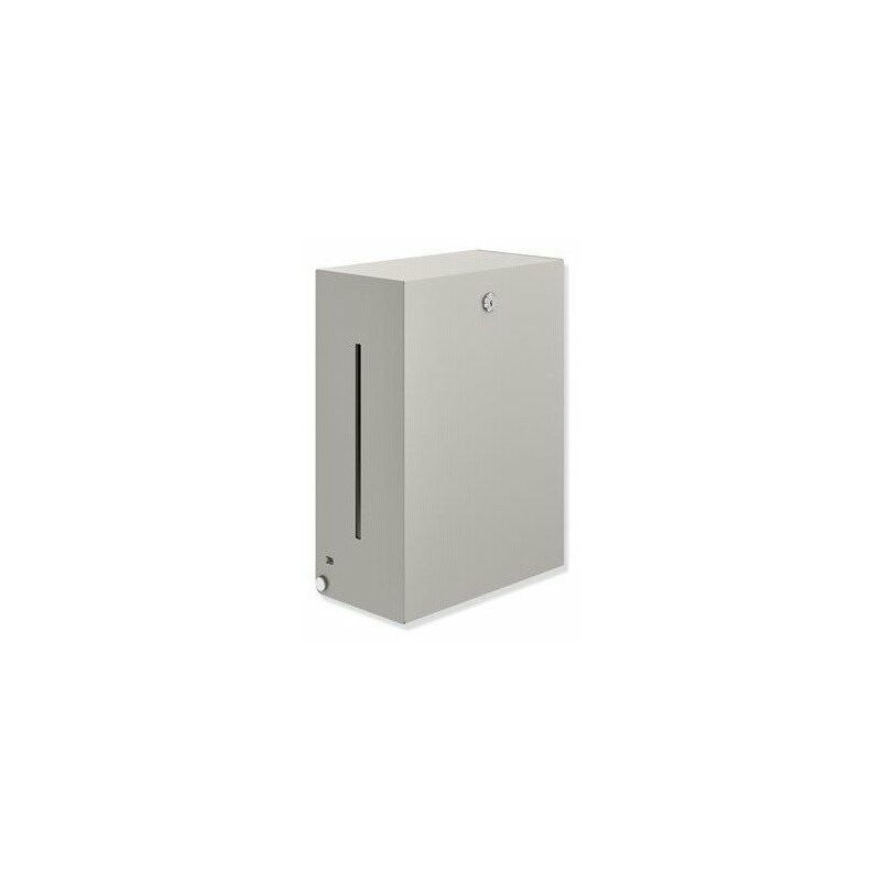 

Dispensador de toallas de mano con recubrimiento de polvo. Manual gris oscuro mate - Hewi