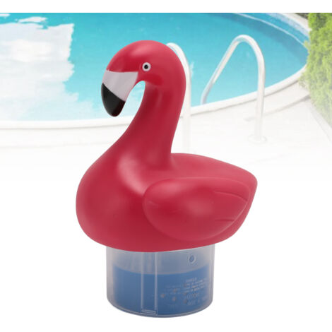 Dispensador flotante de cloro Polylux de PVC con motivos de animales: ajustable, impermeable, para piscinas, spas y jacuzzis.