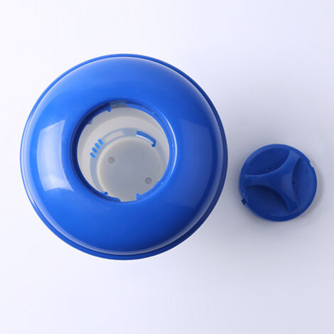 Dispensador flotante de productos químicos para piscinas y jacuzzis: dispensador de tabletas de cloro de PVC de 5 pulgadas con cierre seguro. Ideal para acuarios, estanques y jacuzzis.