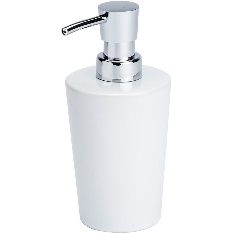

Dispensador de jabón líquido dosificador baño cocina Coni blanco 360 ml - Wenko