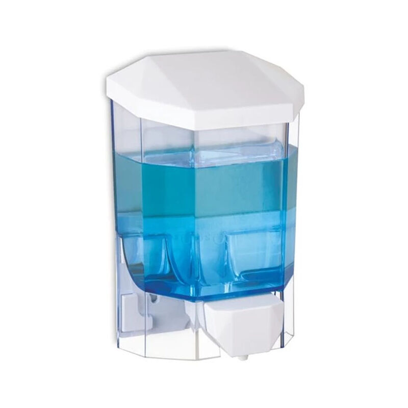 

Flosoft - Dispensador manual transparente de gel higienizante o jabon 1000 ML