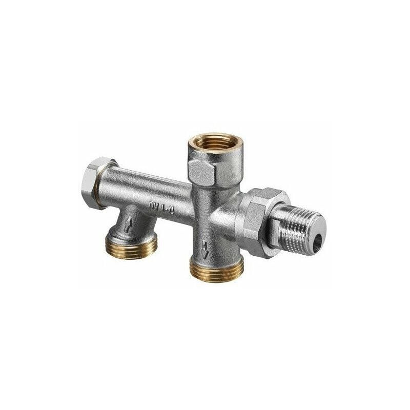 

Oventrop - Dispensador MONOTUBO, DN15, 3/4 M, INVERTIDO REDONDO / RETORNO