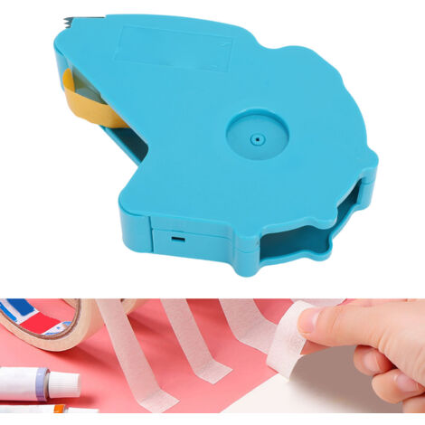 Dispensador y cortador portátil para cinta de enmascarar – aplicador y dispositivo de corte para pintar puertas/ventanas – ABS – 165 mm