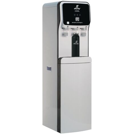 Dispenser Acqua Refrigerata a Colonna con Osmosi Inversa Shurity Cool - 3 vie acqua fredda, calda e ambiente