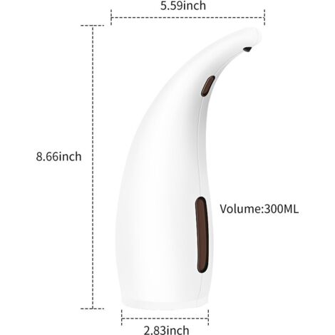 Dispenser automatico di gel igienizzante per mani da 400 ml, dispenser di sapone a infrarossi senza contatto, compatibile con lozioni liquide, gel, shampoo, sapone liquido, ecc., adatto anche per bagn