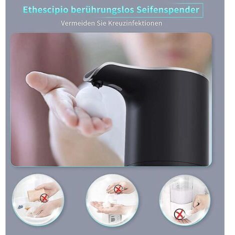Dispenser automatico di sapone bianco, dispenser di sapone in schiuma, sensore a infrarossi intelligente