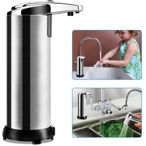 Dispenser automatico di sapone con sensore a infrarossi e base impermeabile Touchless