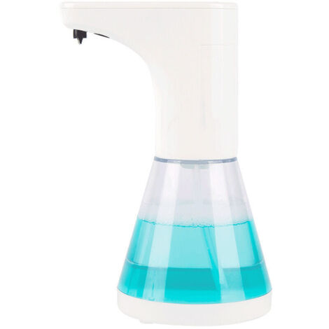 Dispenser automatico di sapone da 480 ml con sensore a infrarossi senza contatto, ideale per cucina e bagno.