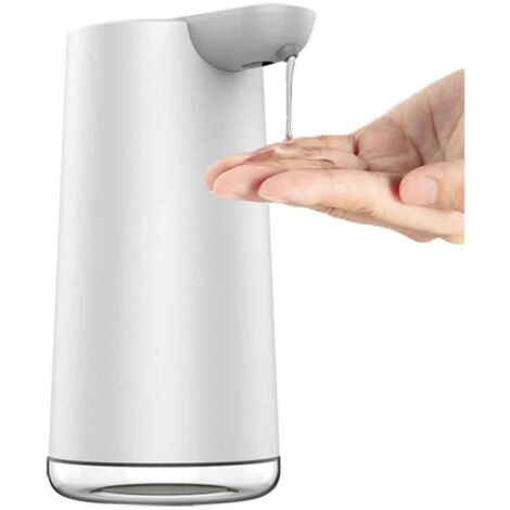 Dispenser automatico di sapone, dispenser di sapone schiumogeno senza contatto da 350 ml per bagno, cucina e detersivo per piatti, dispenser elettrico di shampoo schiumogeno