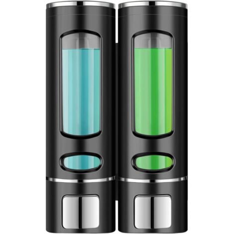 Dispenser automatico di sapone in plastica da parete con sensore motorizzato e display del tempo per bagno/cucina (bianco)