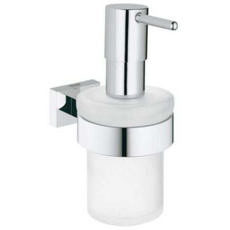 DISPENSER CON SUPPORTO  ESSENTIALS CUBE Cromo