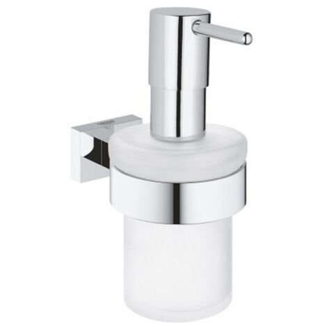 DISPENSER CON SUPPORTO  ESSENTIALS CUBE Cromo GROHE