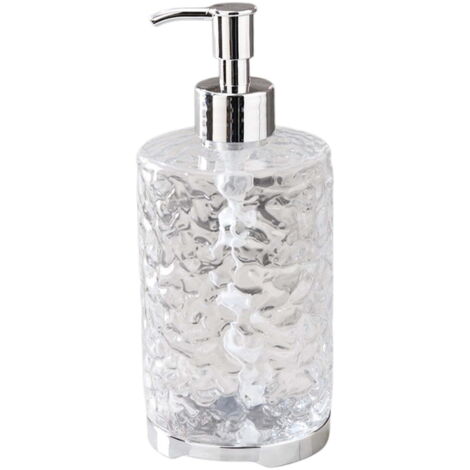 Dispenser di gel igienizzante per le mani, dispenser di sapone liquido dal design creativo e decorativo, flacone con pompa in plastica per gel igienizzante, dispenser di disinfettante ricaricabile, ad