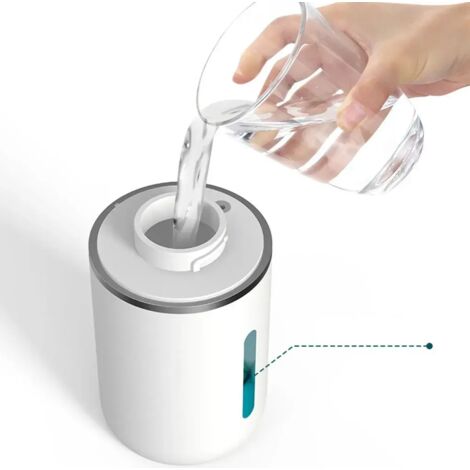 Dispenser di sapone automatico con sensore a infrarossi, capacità 380 ml, senza contatto, ricaricabile tramite USB.