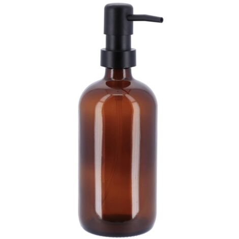 Dispenser di sapone da 500 ml, colore ambra.