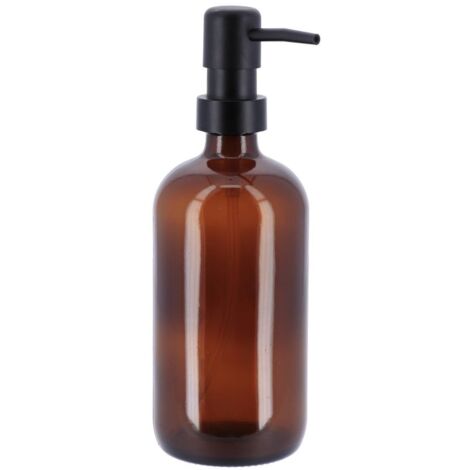 Dispenser di sapone da 500 ml, colore ambra.