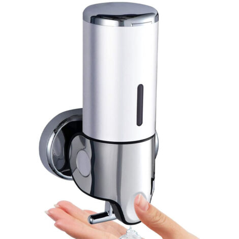 Dispenser di sapone da 500 ml, dispenser di disinfettante per le mani a parete, dispenser di sapone manuale per cucina, dispenser di shampoo e bagnoschiuma, per bagno e toilette dell'hotel