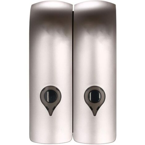 Dispenser di sapone e lozione Ulisem da 300 ml, 2 dispenser di sapone e shampoo autoadesivi, dispenser di sapone manuale a parete, dispenser di gel doccia liquido per il bagno