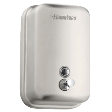 DISPENSER DI SAPONE LIQUIDO A PARETE IN ACCIAIO Lt 0,5 - H. 149 mm DH