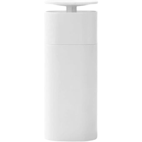 Dispenser di sapone liquido ricaricabile da 400 ml, con pompa in ABS, ideale per piatti e bagno (bianco)