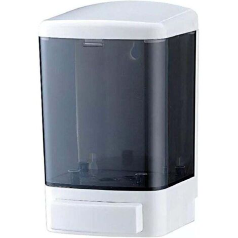 Dispenser di sapone manuale da parete per cucina e bagno, dispenser di sapone commerciale per liquidi, shampoo, gel, camera in plastica - 1000 ml