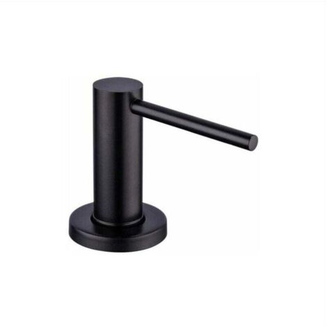 Dispenser di sapone nero da 500 ml per lavello della cucina