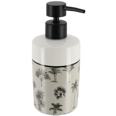 Dispenser di sapone stampato rotondo dolomite 320 ml - arizona dream - Tendance