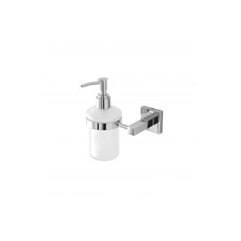 Dispenser dosasapone Feridras per bagno rock cromall/vetro satinato
